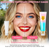 OIFVOPU Niacinamide dentifrice - sourire éclatant et confiance retrouvée après 2 semaines.