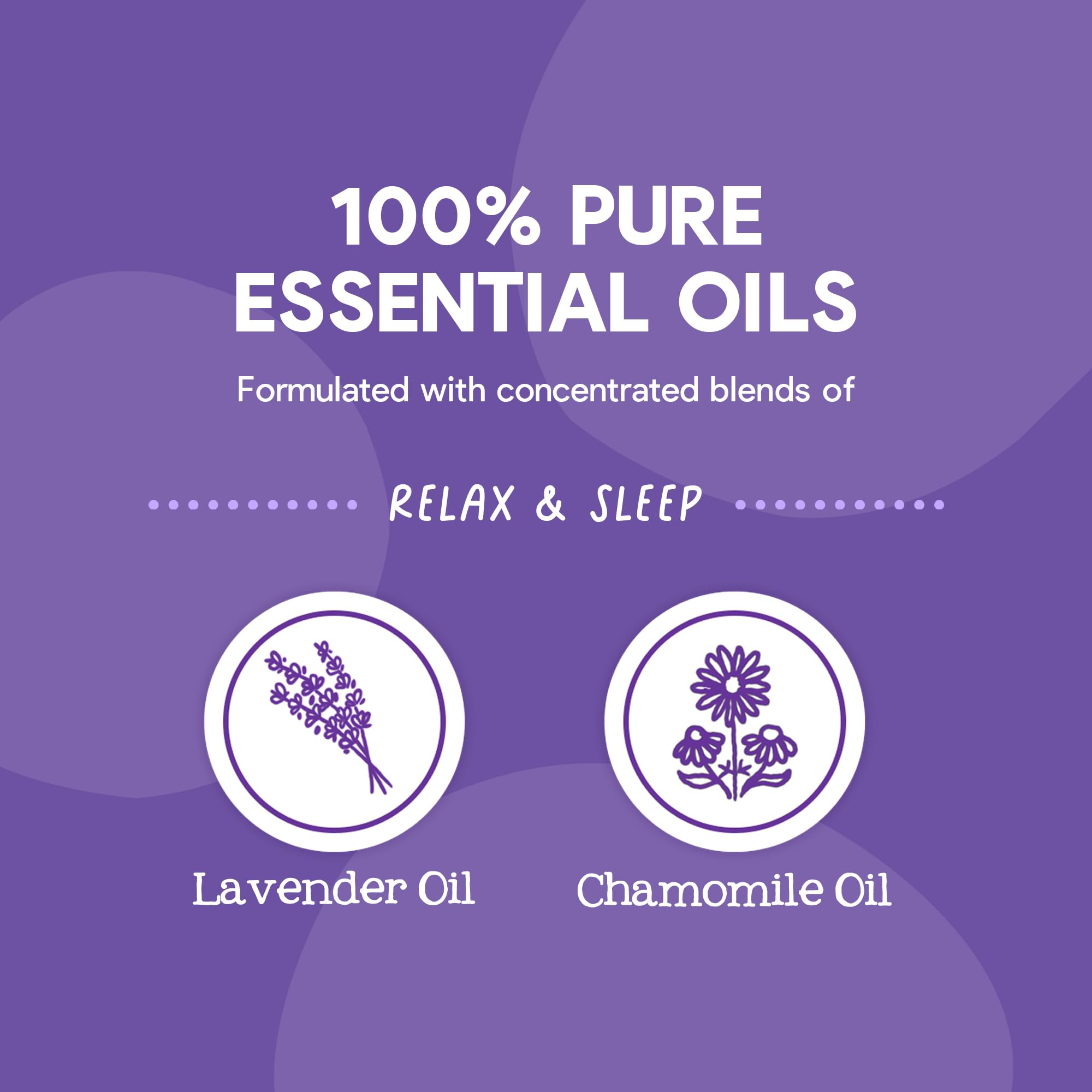 Oilogic Relax & Sleep, parfum lavande et camomille favorisant la relaxation.