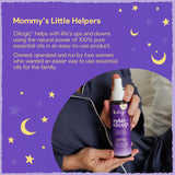 Oilogic Relax & Sleep, spray sûr pour draps et pyjamas, parfum délicat.