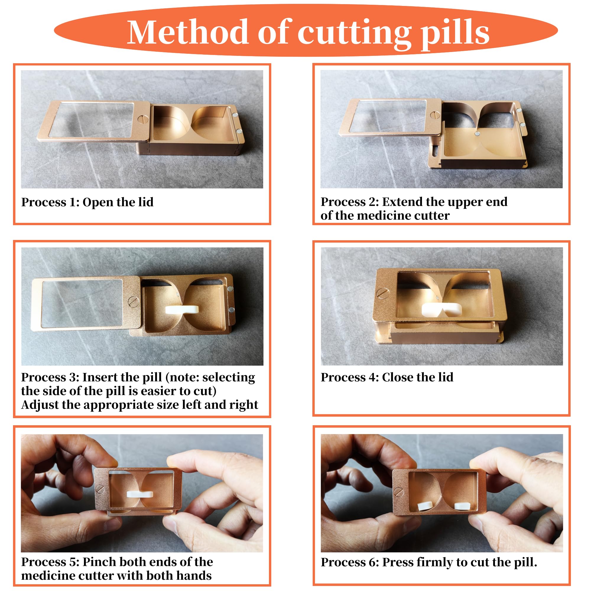 OiwMuOck adapté à toutes tailles de pilules pour un dosage flexible.
