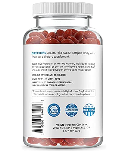 OjosLabs capsules Yeux AREDS2 — prise facile et dosage clair.