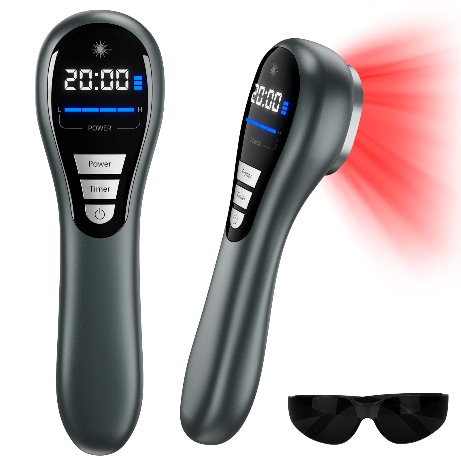 Okyna lampe de thérapie lumineuse sur les mains, usage quotidien potentiel.