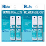 Olabs Dry Mouth Spray, petite bouteille 2-pack rafraîchit la bouche, pratique en déplacement.