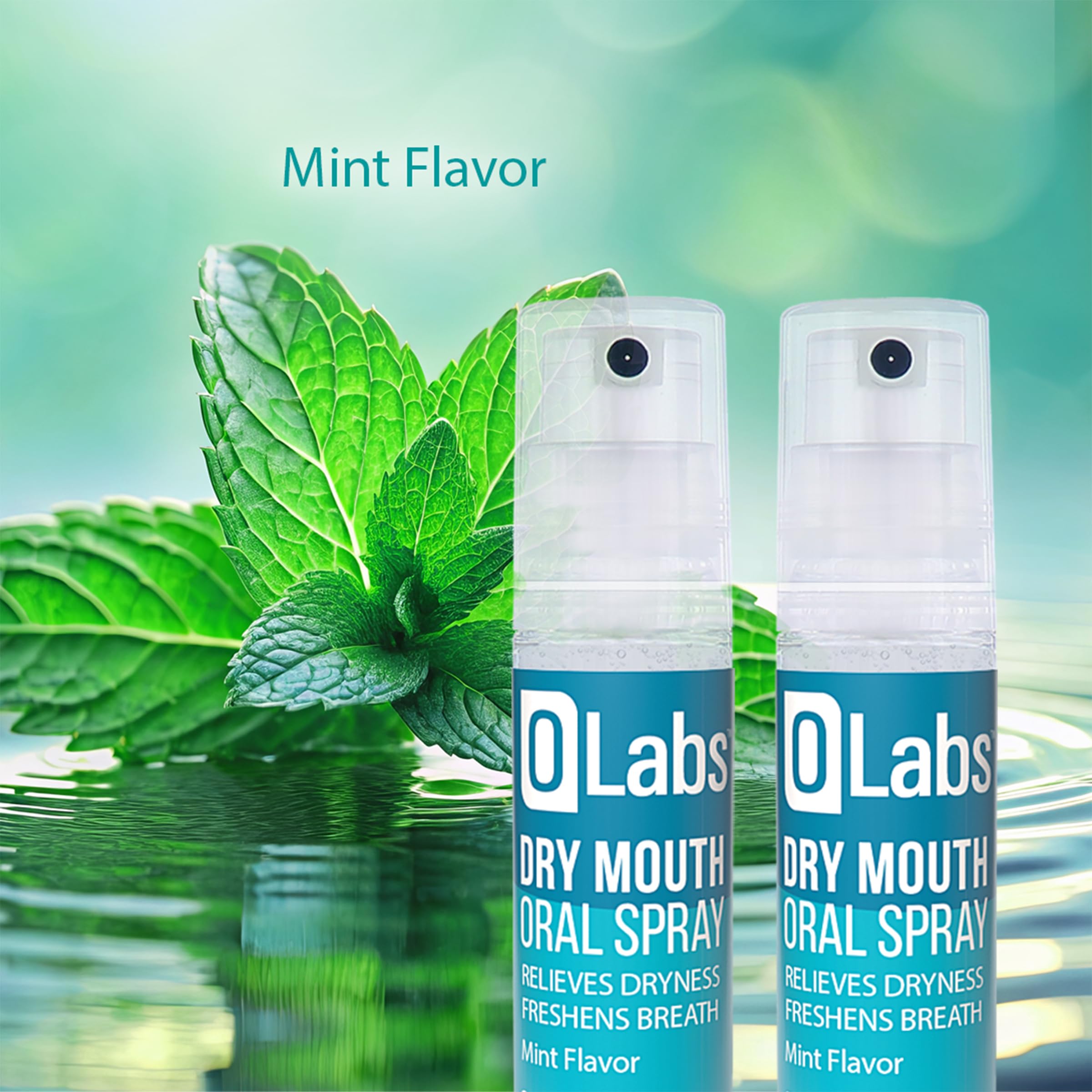 Olabs Dry Mouth Spray sans sucre ni alcool pour une utilisation quotidienne.
