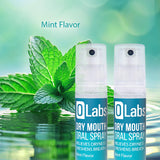 Olabs Dry Mouth Spray sans sucre ni alcool pour une utilisation quotidienne.