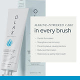OLAS dentifrice formulé par des dentistes, fraîcheur naturelle durable