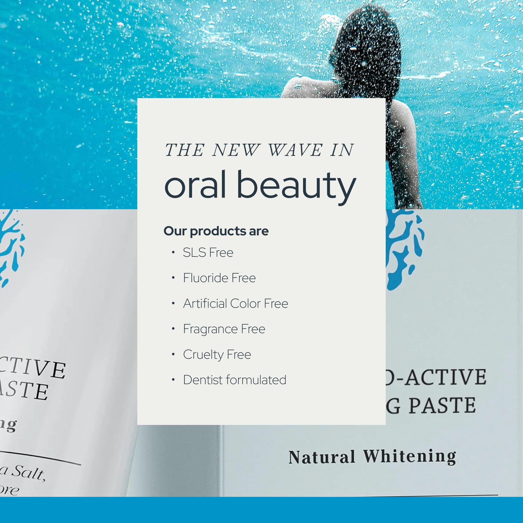 OLAS dentifrice sans fluorure et sans SLS, formulation douce
