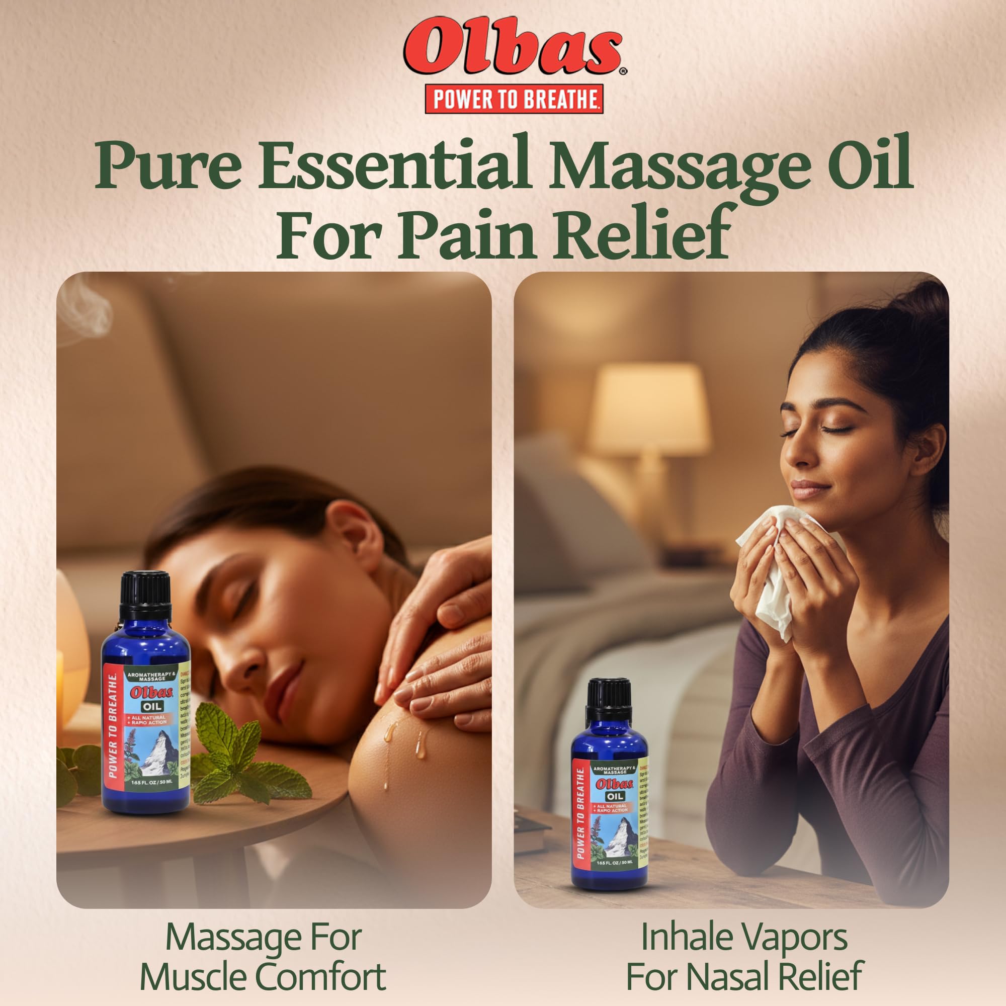 Olbas aromathérapie inhalation, vapeur légère et apaisante