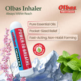 Olbas inhalateur aromathérapie formule naturelle suisse offrant un confort nasal durable.