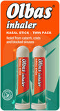 Olbas Inhalateur nasal 695mg, boîte 2x prête à l'emploi pour usage quotidien.
