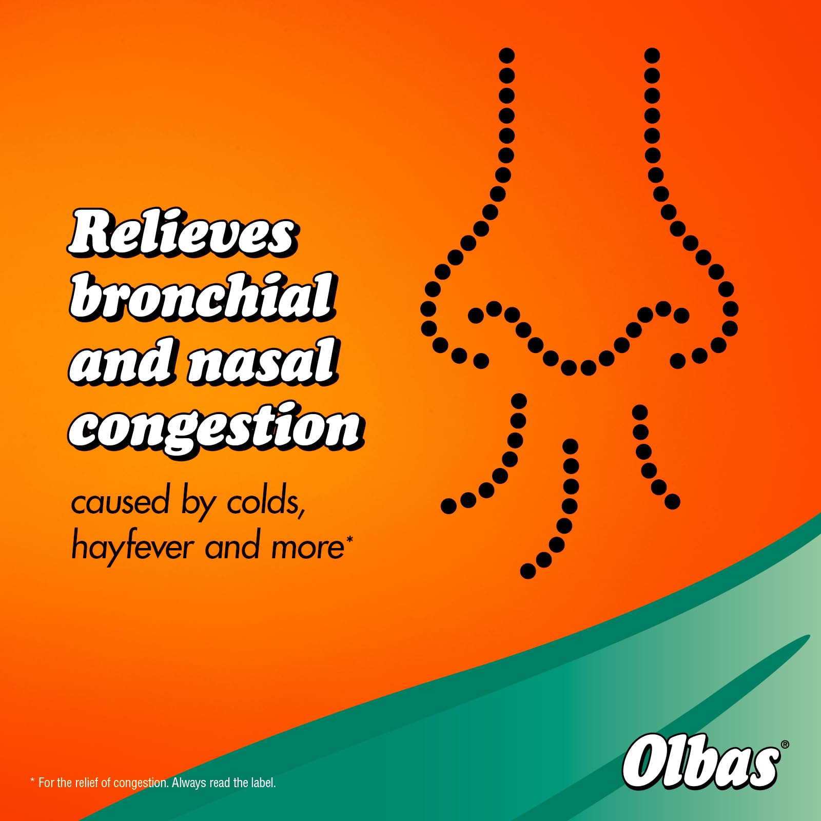 Logo Olbas et design compact, idéal pour une routine légère.