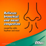 Logo Olbas et design compact, idéal pour une routine légère.