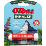 Olbas inhalateur de poche dans sa boîte, respiration claire en déplacement.