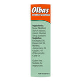 Poche ou sac, Olbas Menthol Pastilles toujours à portée de main.