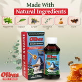 Olbas Sirop Toux flacon menthe-eucalyptus: arôme frais et rafraîchissant