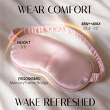 OLESILK ensemble luxueux comprenant masque, sac et bouchons, parfait pour le voyage.