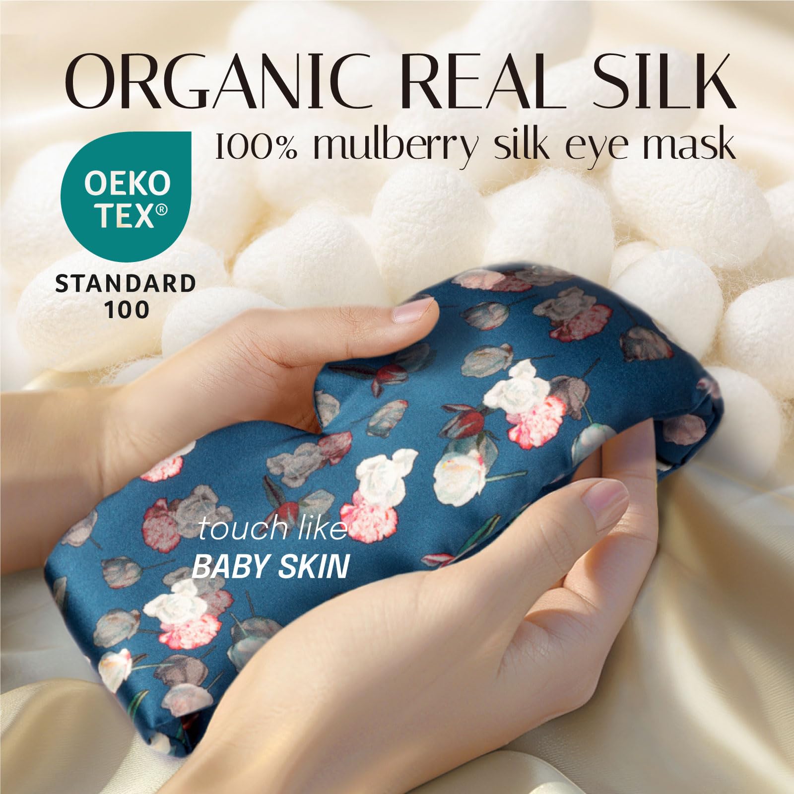 Aile nez du masque OLESILK assure un ajustement confortable et précis.