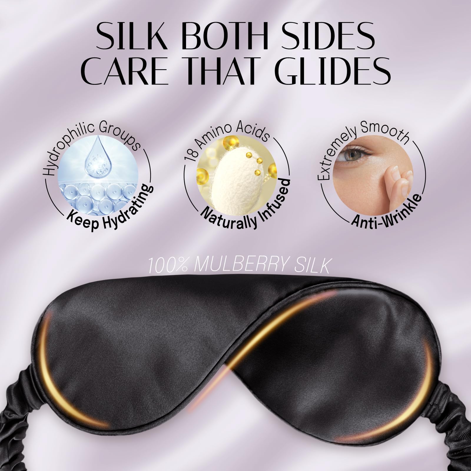 Masque OLESILK bloque la lumière pour des nuits plus calmes