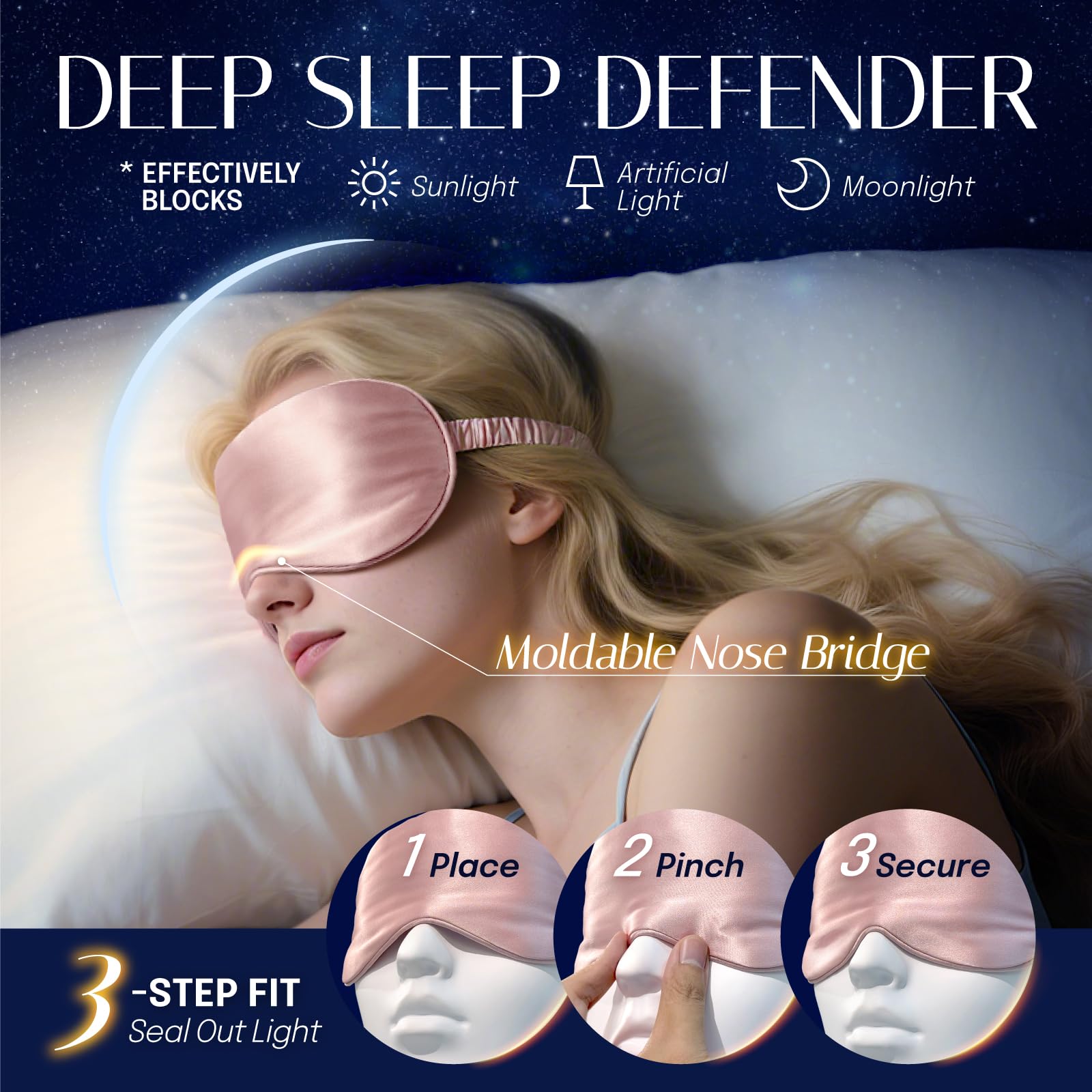 OLESILK sac voyage luxueux inclus pour transporter le masque avec elegance.