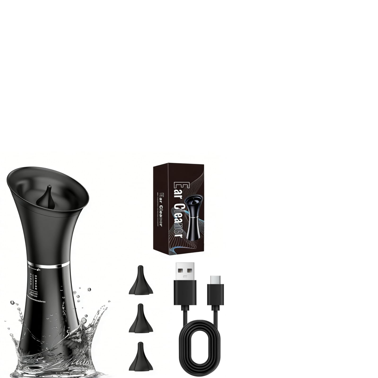 Oleswer kit-nettoyage-oreilles démarrage rapide et lavage en douceur.