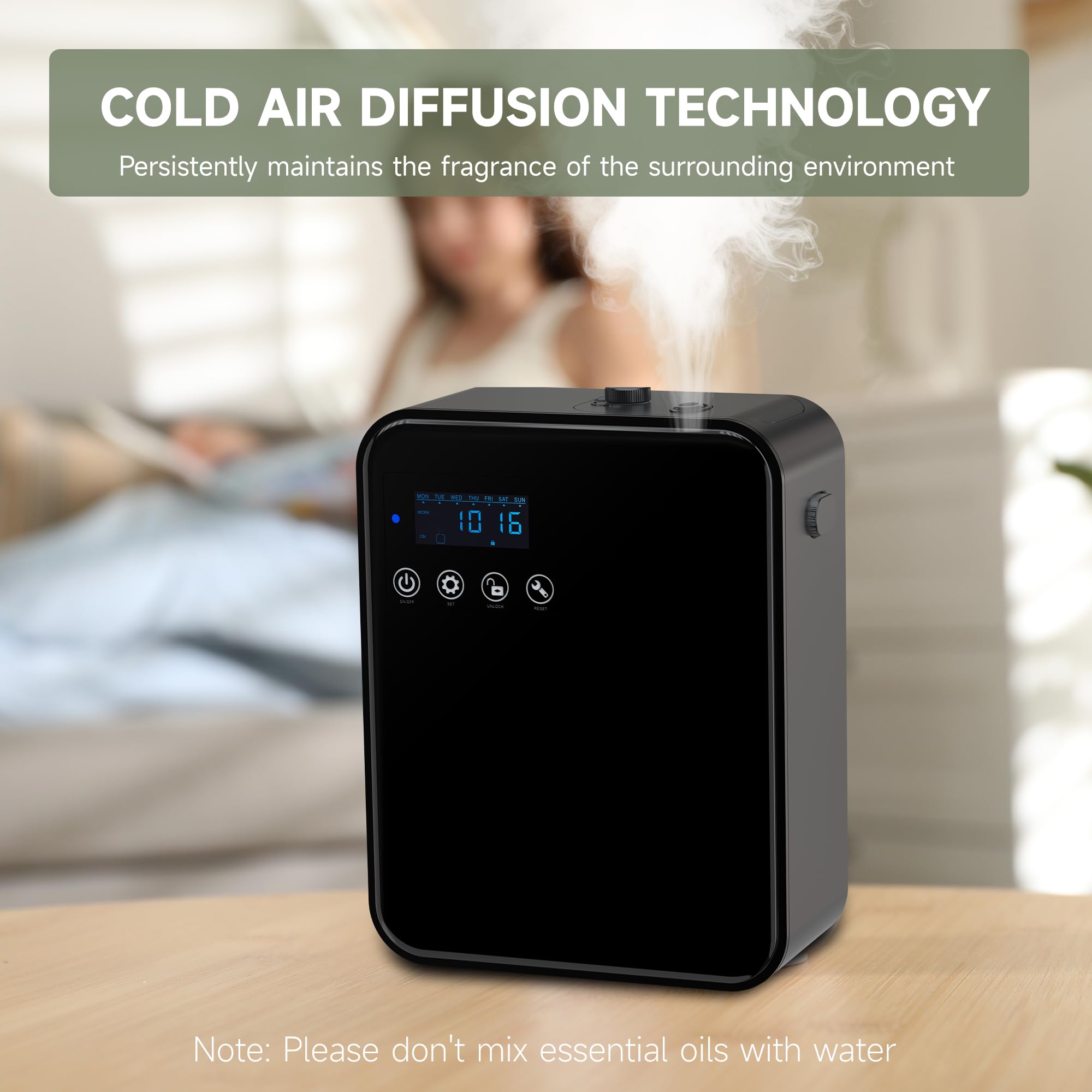 Ambiance aromatique raffinée avec le diffuseur Olfanix dans une pièce