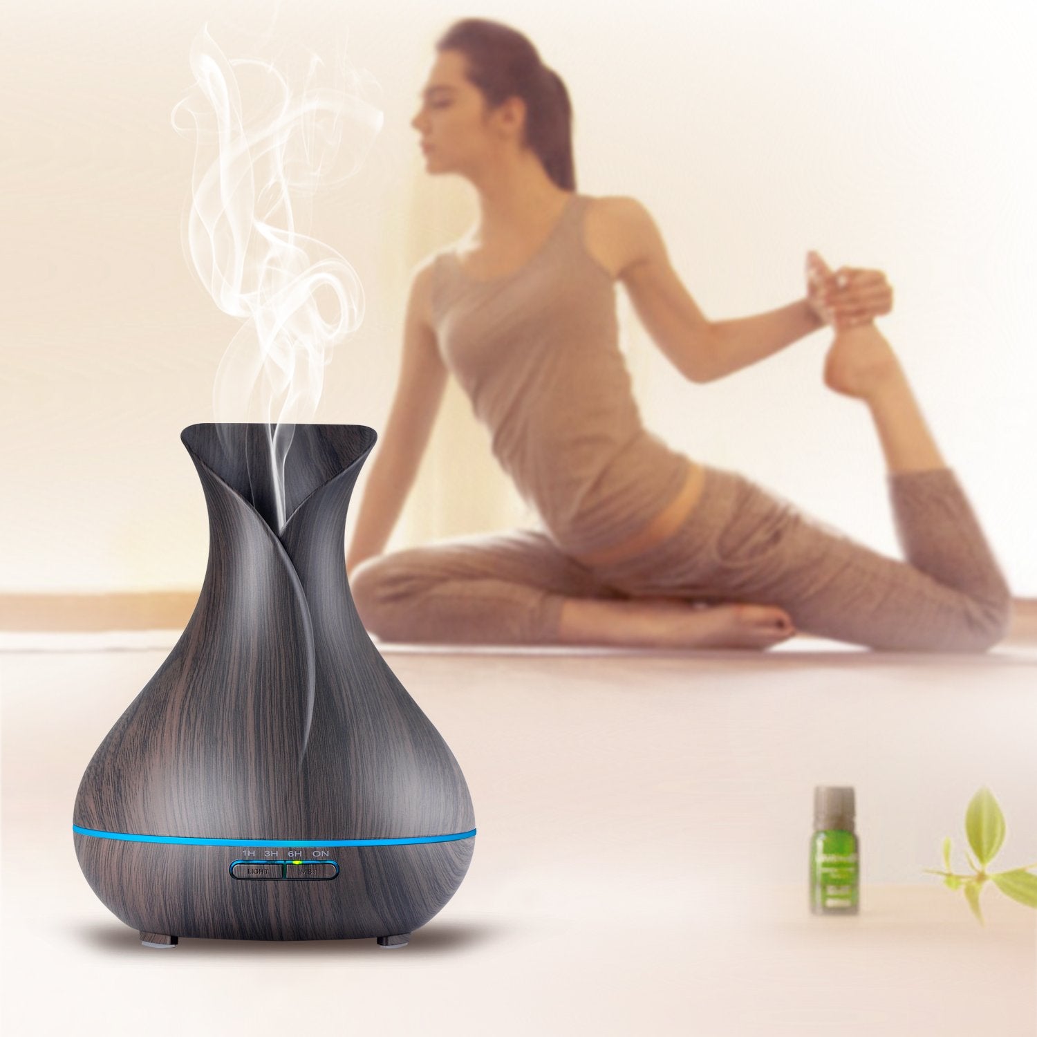 OliveTech Diffuseur d'arômes avec quatre modes, minuterie flexible.