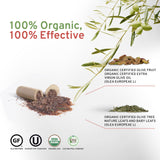 OLIVIE Force/Rich — étiquette descriptive, transparence et origine désertique des olives.