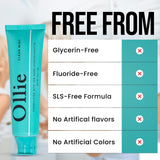 Ollie Clean Mint Nano Hydroxyapatite, reminéralisation douce de l’émail