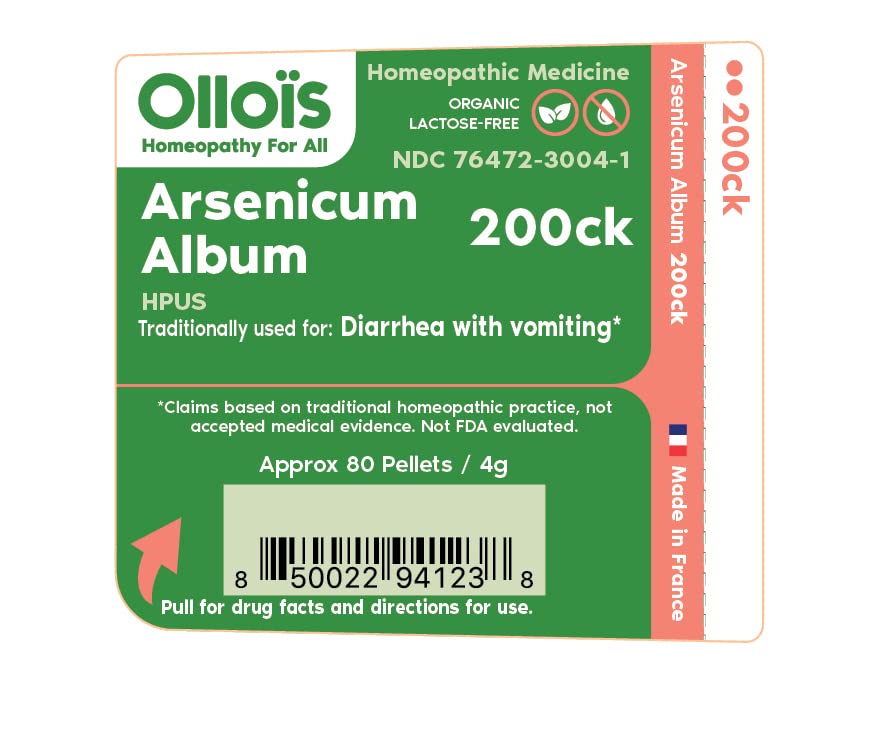 OLLOÏS Arsenicum Album 200ck: bouteille de 80 pastilles, format pratique.
