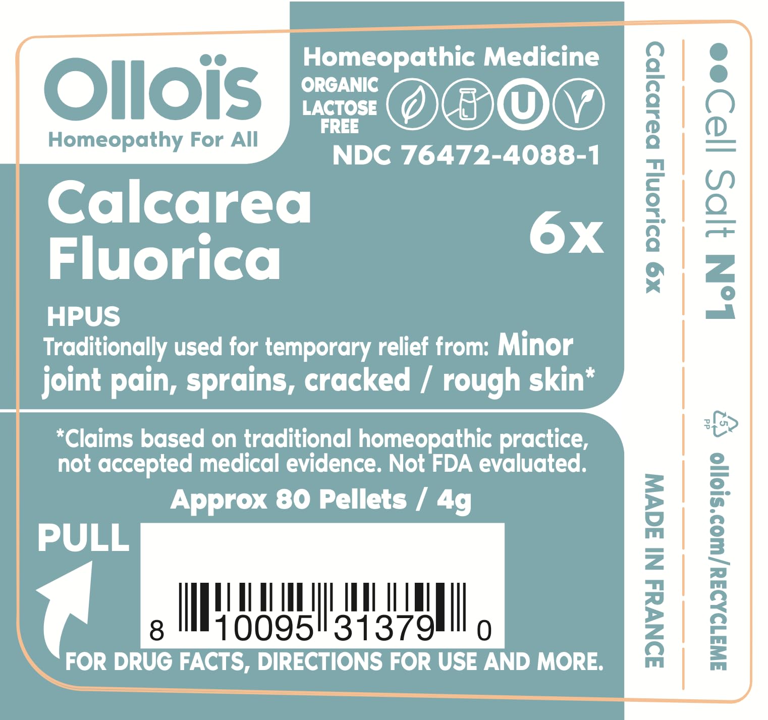 Calcarea Fluorica OLLOÏS en granules, facile à prendre dans votre quotidien.