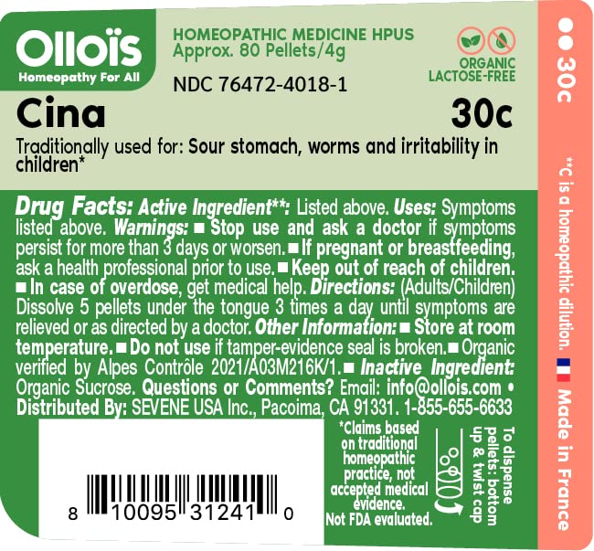 OLLOÏS Cina – bouteille de pellets, format pratique pour le quotidien.