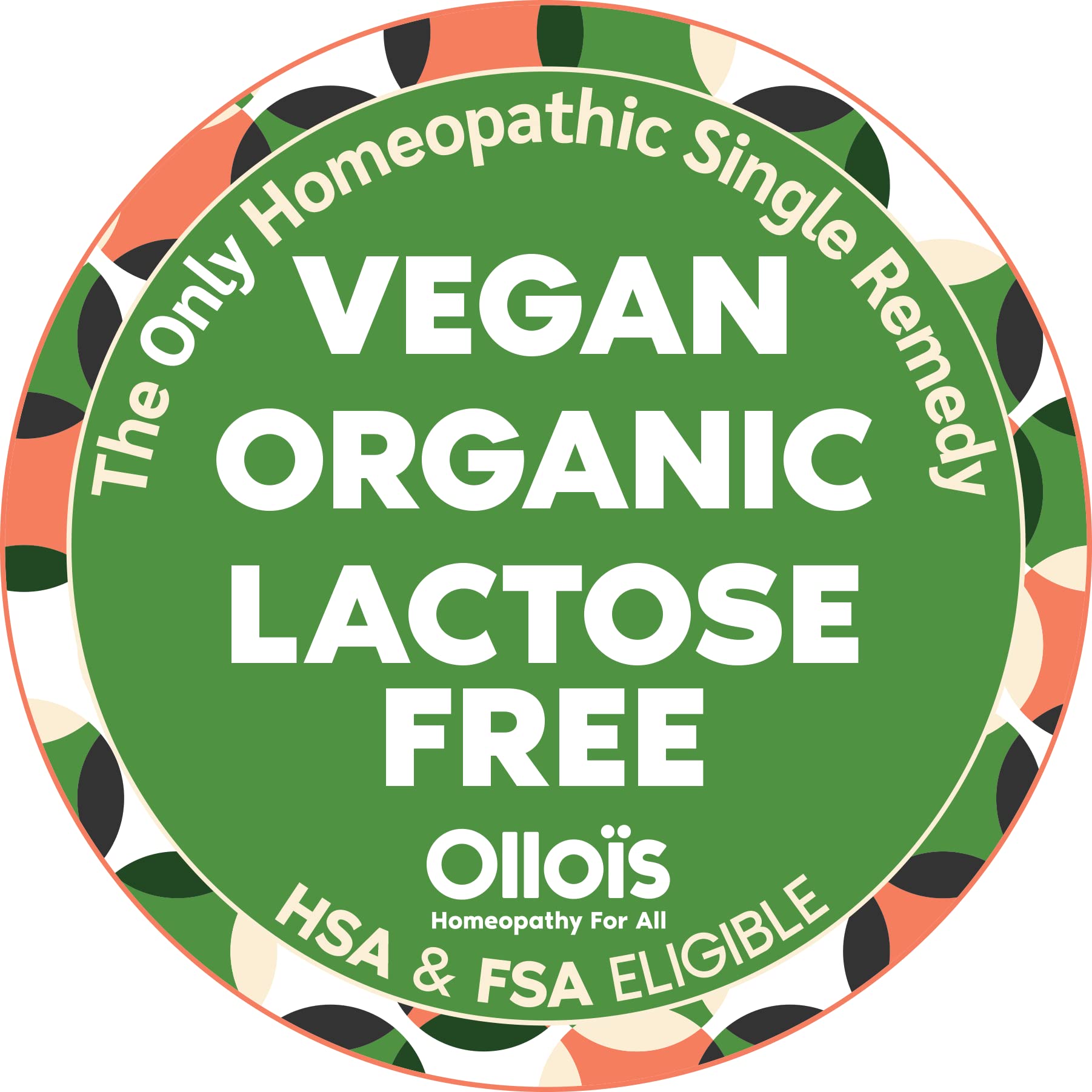 OLLOÏS Cina – certifié biologique et sans lactose pour les régimes véganes.