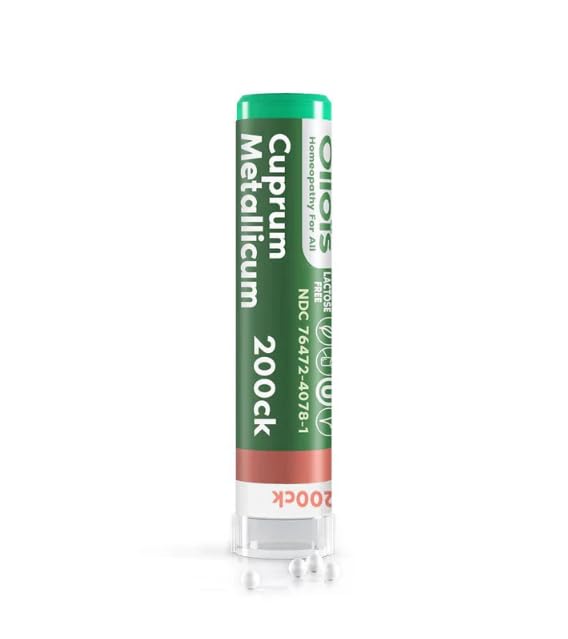 OLLOÏS Cuprum Metallicum 200ck – emballage biologique, produit végan sans lactose.