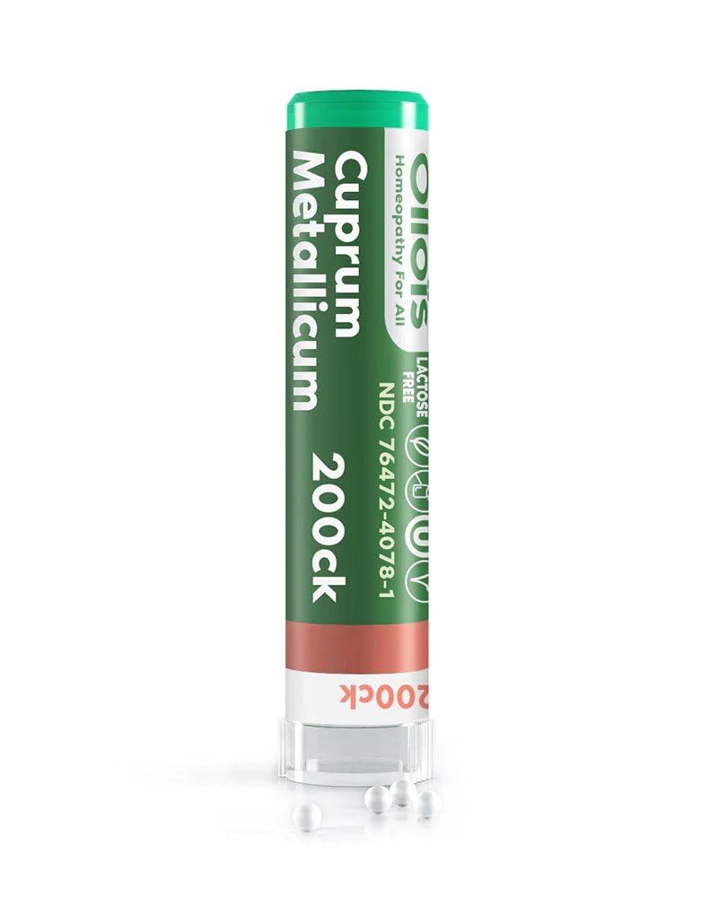 OLLOÏS Cuprum Metallicum 200ck – pastilles fondantes, utile pour les crampes musculaires potentielles.