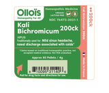 OLLOÏS Kali Bichromicum flacon granules – contenant sécurisé et pratique