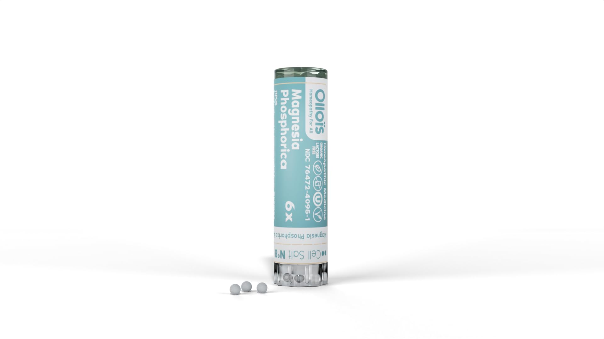 OLLOÏS Magnesia Phosphorica 6X – bouteille de granules, soutien potentiel lors de crampes