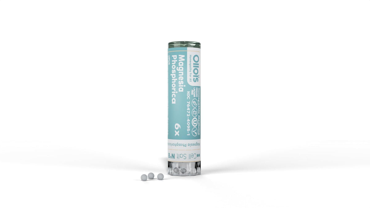 OLLOÏS Magnesia Phosphorica 6X – bouteille de granules, soutien potentiel lors de crampes