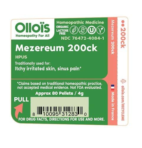 OLLOÏS Mezereum: pellets faciles à dissoudre pour une routine pratique