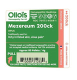 OLLOÏS Mezereum: pellets faciles à dissoudre pour une routine pratique