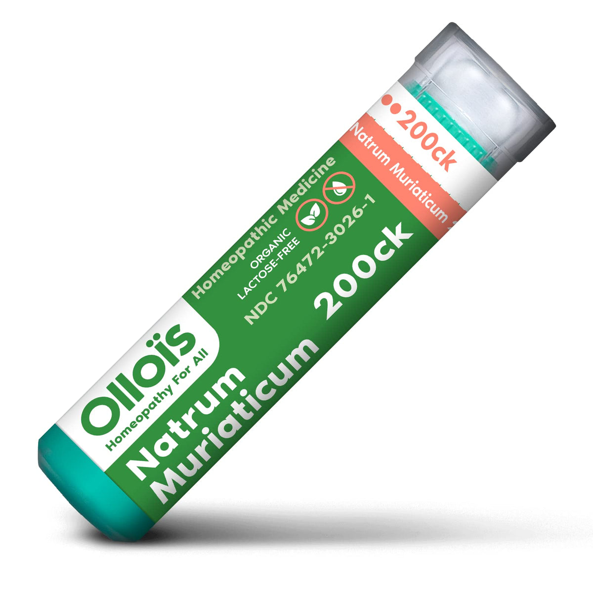 OLLOÏS Natrum Muriaticum 200ck, granulés fondants sous la langue, administration rapide.