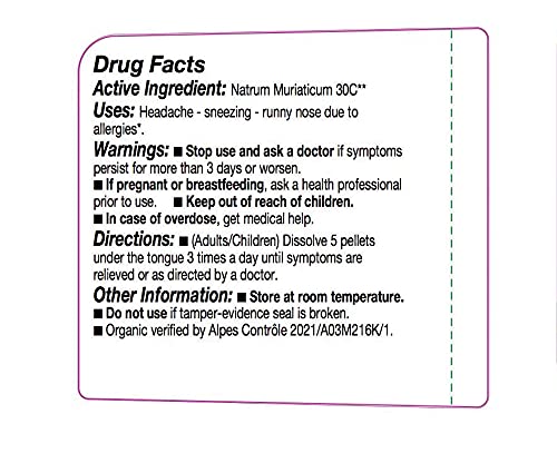OLLOÏS Natrum Muriaticum 30c – étui organique sans lactose.