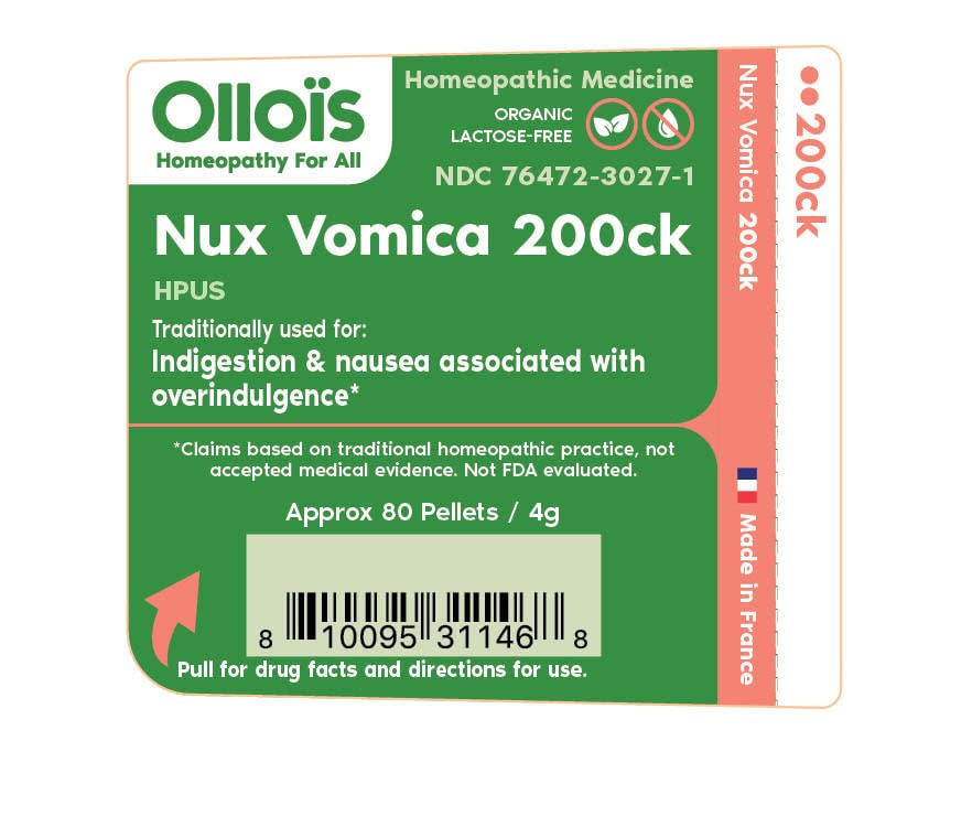OLLOÏS Nux Vomica 200ck tube pellets: prise pratique et rapide.