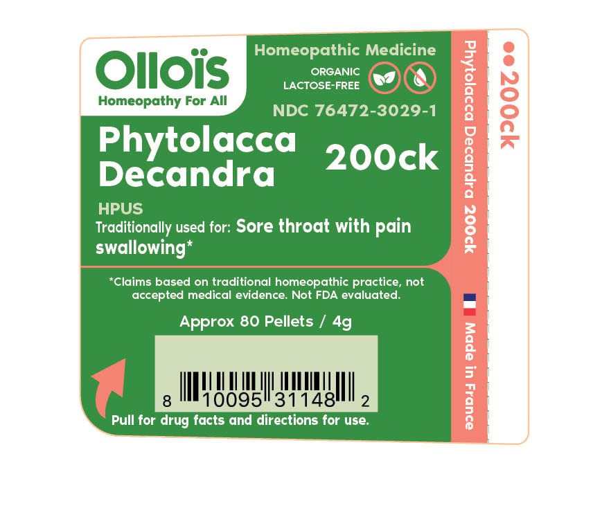 OLLOÏS Phytolacca Decandra 200ck : emballage pratique avec 80 pellets