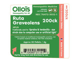 Pellets OLLOÏS Ruta Graveolens dissous sous-langue pour absorption rapide