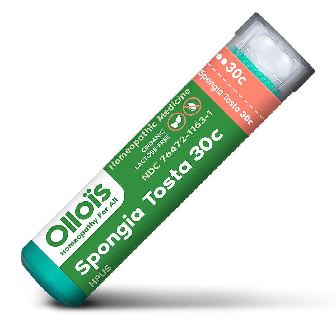 OLLOÏS Spongia Tosta 30c, flacon-pellets pour une utilisation quotidienne.