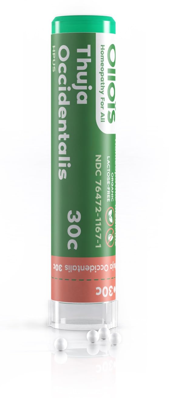 OLLOÏS Thuja Occidentalis 30C — Bouteille montrée, soutien traditionnel des verrues.