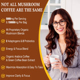 OLOBIO Café champignons 11 – idéal dans smoothies et boissons