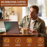 OLOBIO Café champignons 11 – mélange adaptogène pour énergie durable