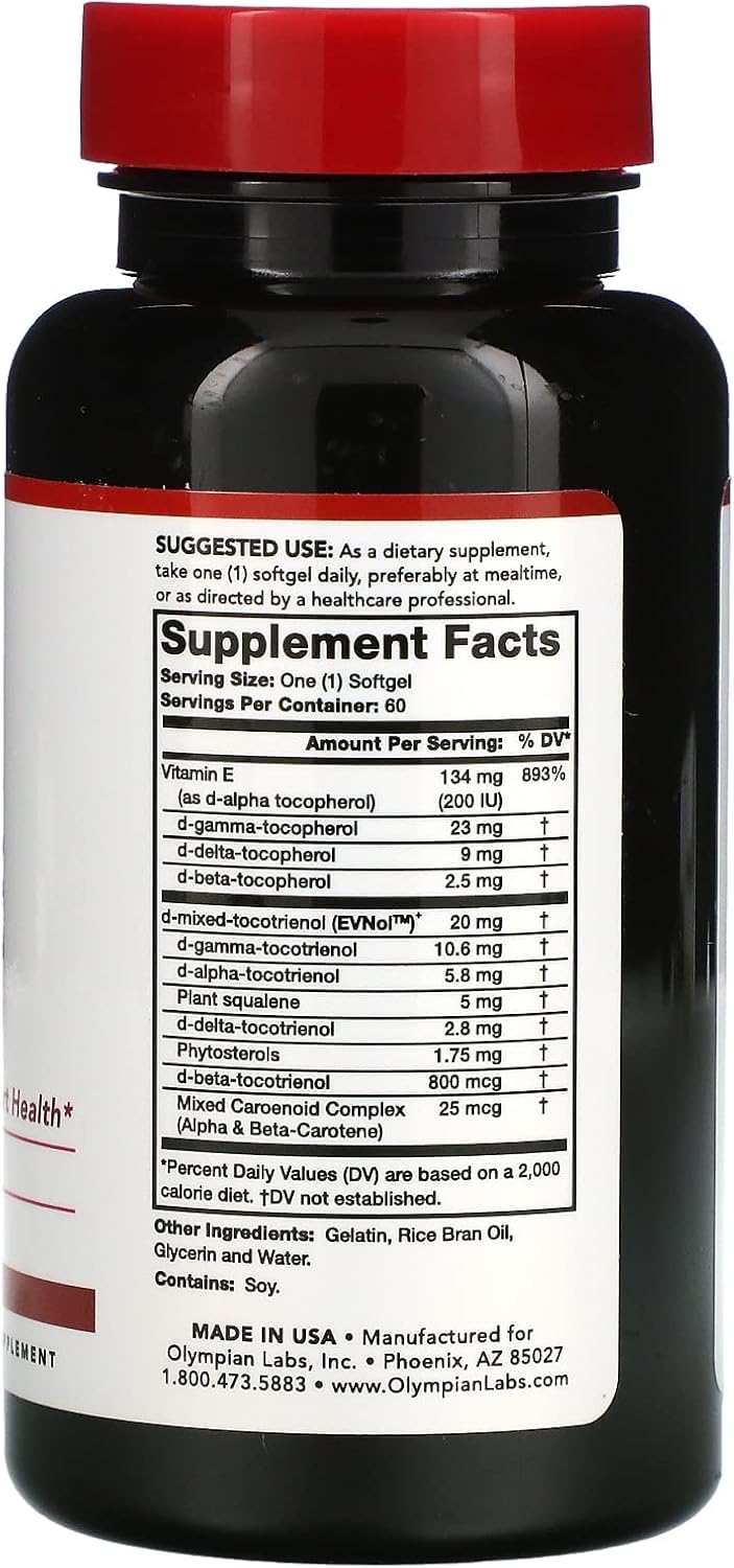 Capsules douces Vitamine E Complete Tocomin intégrées à une routine