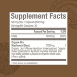 OM MUSHROOM CAPSULES Mycelium et corps fructifiant pour un spectre d actifs.